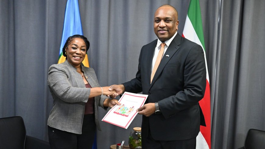 Roseline Daan ontvangt benoemingsbrevet als consul-generaal in Amsterdam