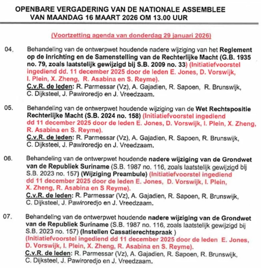Amendement op initiatiefwet cassatierechtspraak maandag in DNA