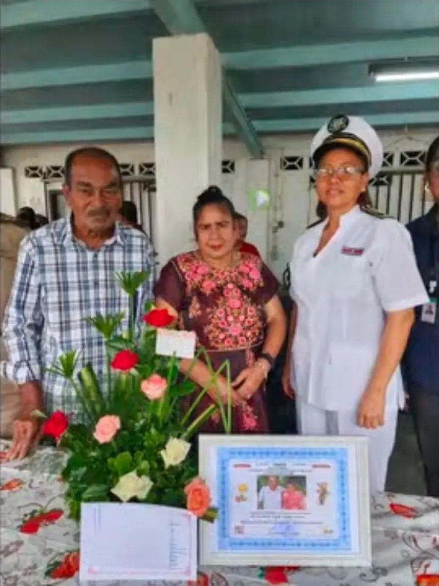 Gouden huwelijksjubileum echtpaar Rattansingh-Kalpoe 