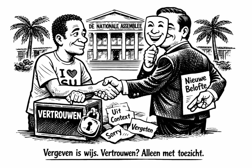 Vergeven is wijs, vertrouwen is beleid