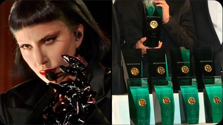 Lady Gaga wint drie prijzen op Japan Gold Disc Award 2026 