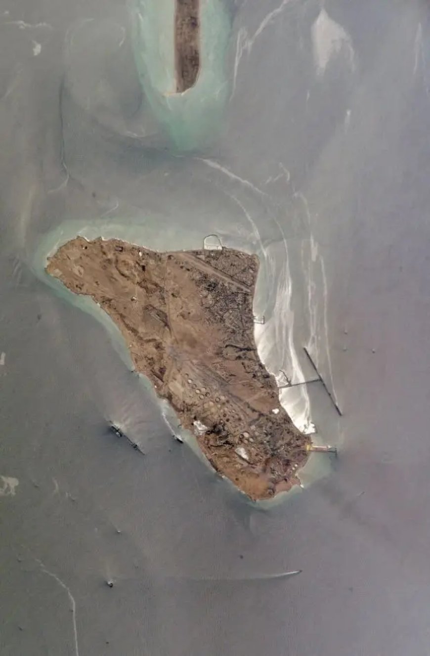 Belangrijk Iraans olie-eiland in beeld