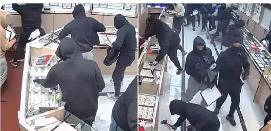 Grote juwelenroof in zeventig seconden