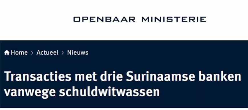 OM Nederland: Boete banken bepaald door ernst en omvang zaak