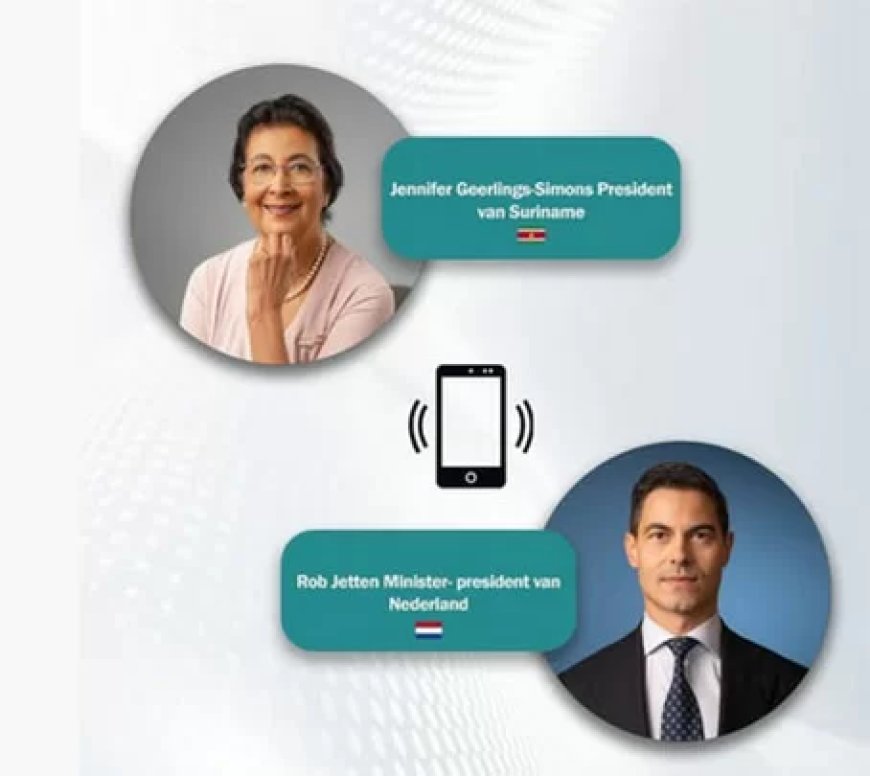 Suriname en Nederland willen samenwerking verdiepen na eerste gesprek Simons en Jetten