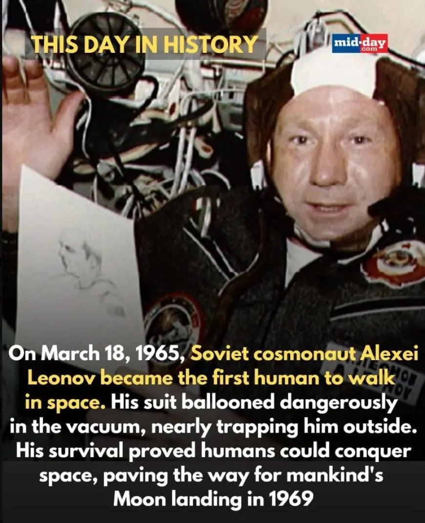 Eerste ruimtewandeling in de geschiedenis