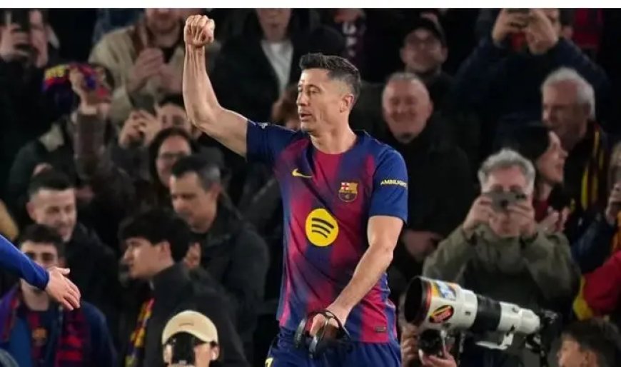 Lewandowski verbreekt record van Messi in Champions League