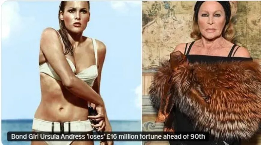Actrice Ursula Andress verliest groot deel van haar vermogen