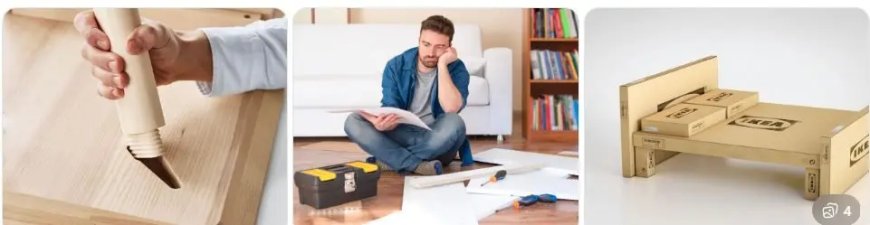 Man verdient geld met meubels in elkaar zetten