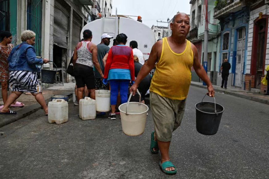 Cuba kampt met water- en energiecrisis; Rusland start olietransport