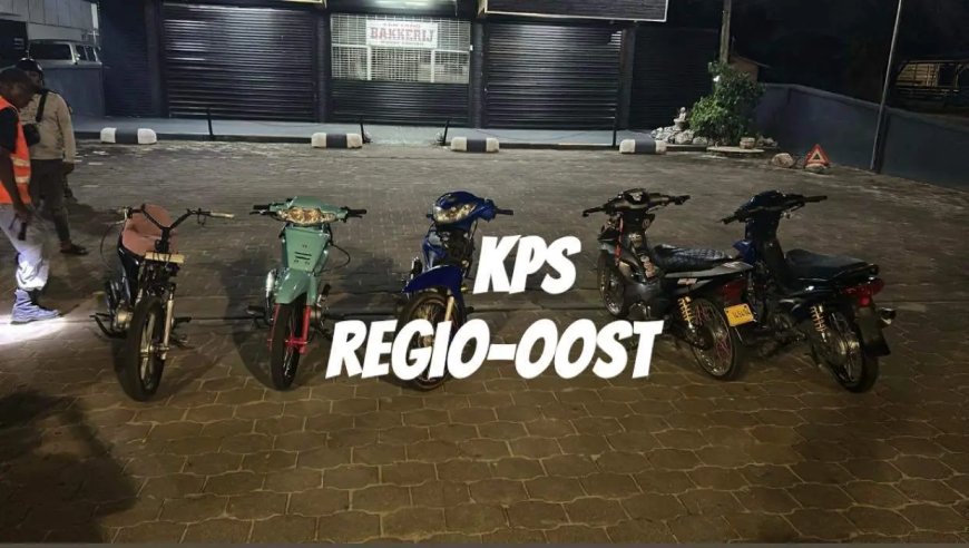 Politie Meerzorg maakt na melding van geluidsoverlast einde aan illegale bromfietsrace