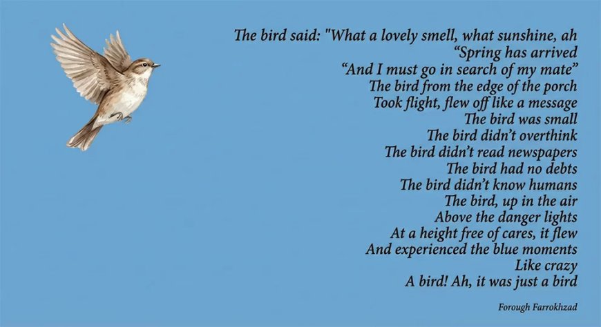 Column: De vogel en de lente die niet wijkt