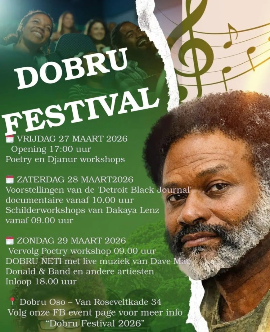 Dobru Festival 2026: Een weekend vol kunst en eerbetoon aan een legende