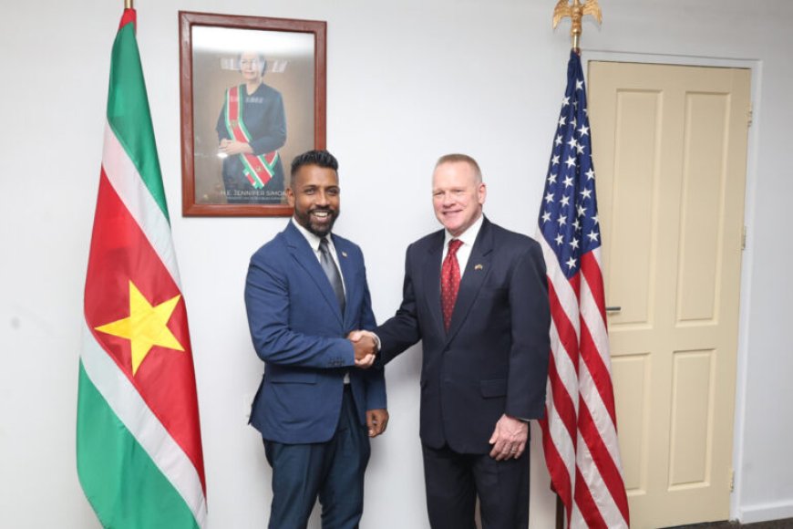 VS steunen Suriname met USD 1 miljoen voor bestrijding zware criminaliteit