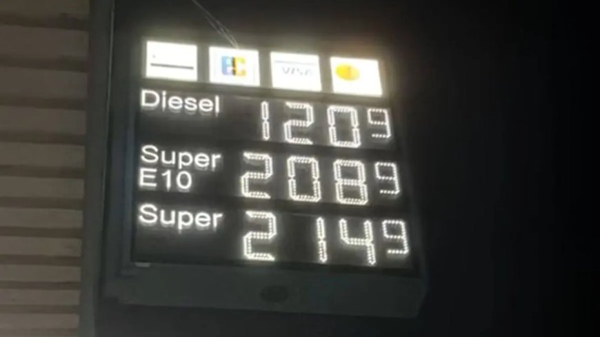 Opmerkelijk – Duits tankstation toont verkeerde dieselprijs, klanten willen tank van 1.000 li