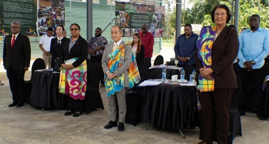 Suriname en Japan markeren 50 jaar diplomatie met voedingsproject