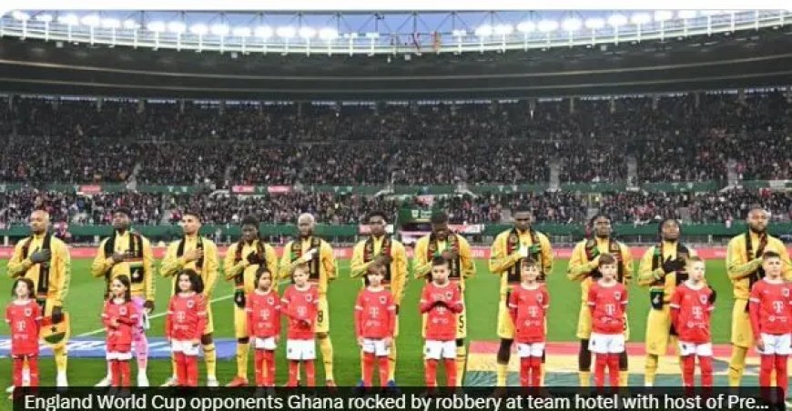 Diefstal bij Ghana zorgt voor onrust vlak voor wedstrijd