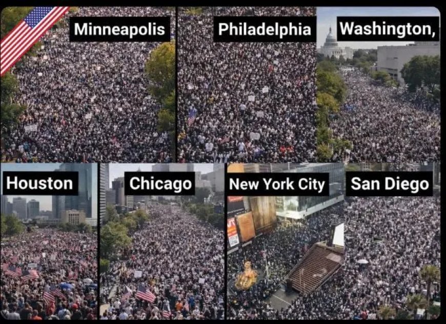 Protesten tegen Trump in heel Amerika