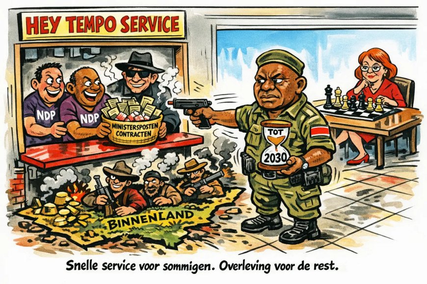 Geduld tot 2030 met geladen pistool