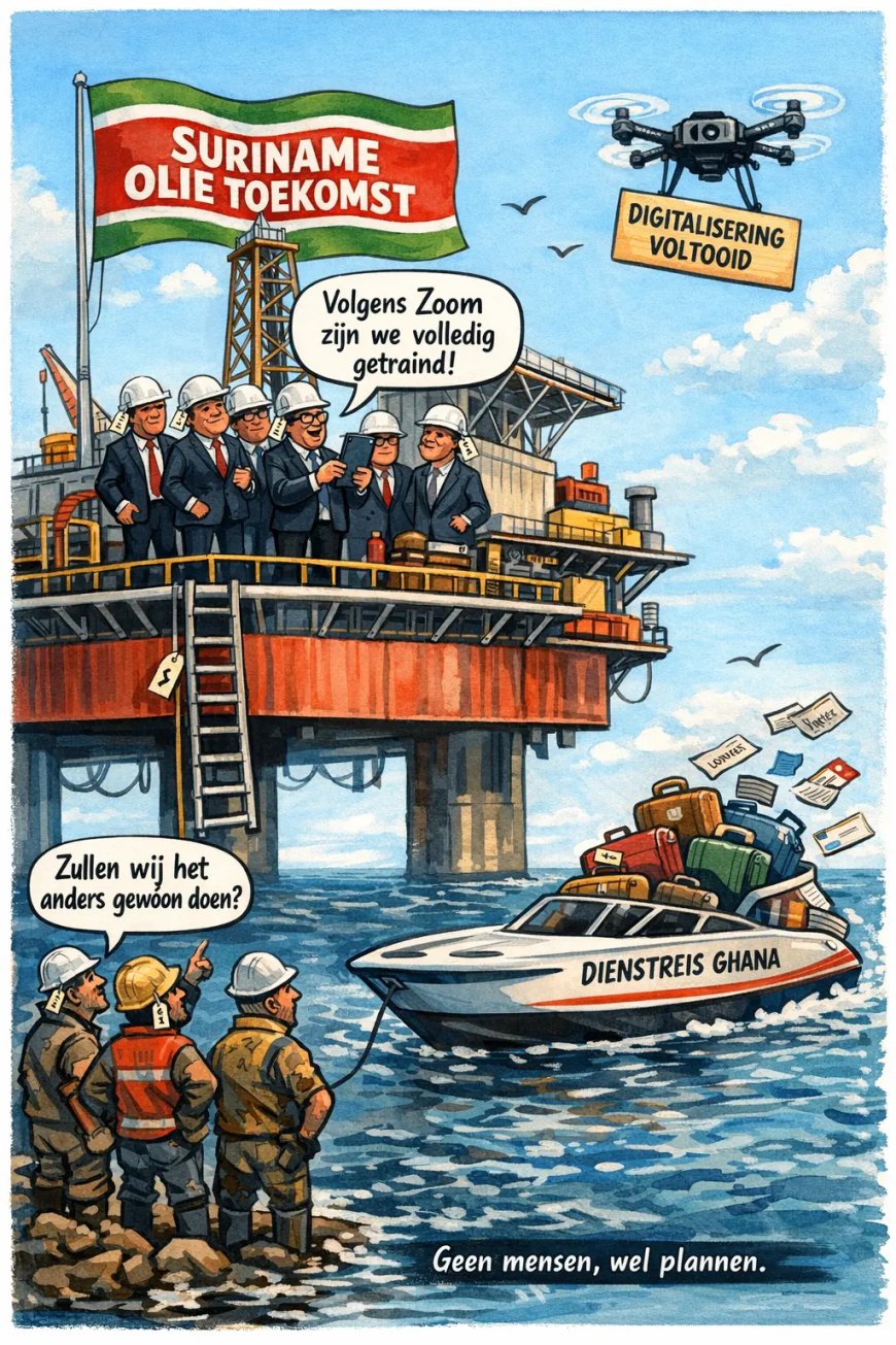 Olie zonder olie mensen: Currie vliegt, kennis blijft thuis