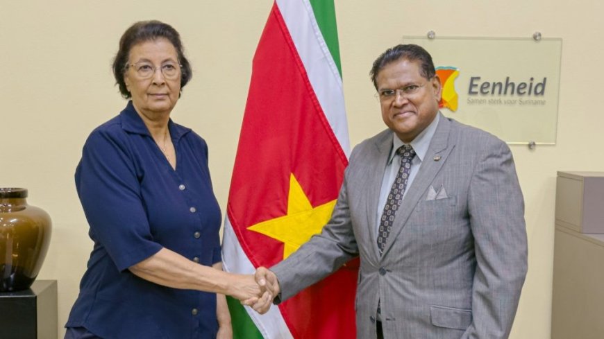 Regering-Simons reageert op overlijden Santokhi: “Zijn dienst zal in herinnering blijven”