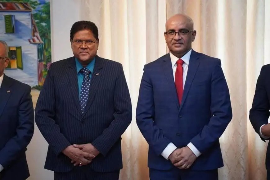 Vicepresident Jagdeo van Guyana eert Santokhi’s regionale bijdrage