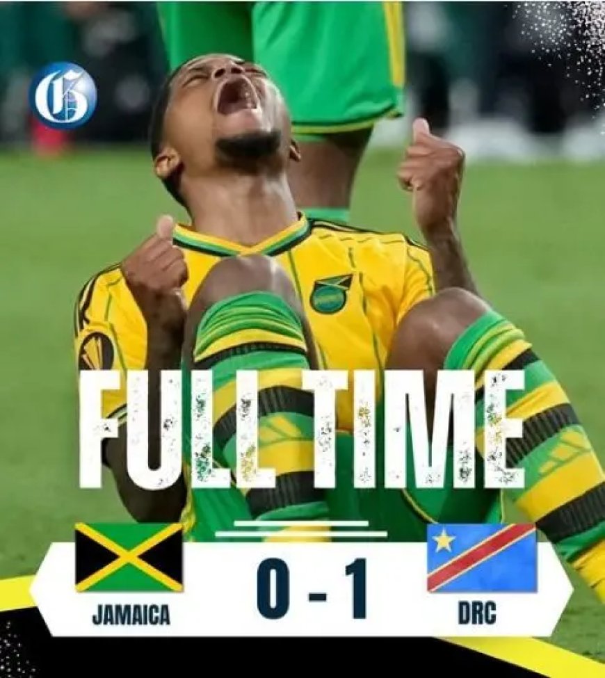 Jamaica uitgeschakeld na nederlaag tegen DR Congo