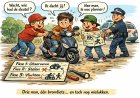 Drie dieven, één bromfiets