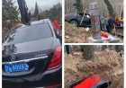 Chinese zakenman laat zich begraven in zijn Mercedes: autoriteiten starten onderzoek
