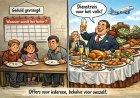Regering eet, volk telt kruimels