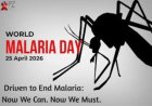 25 april – World Malaria Day:  Malaria blijft een gevaar