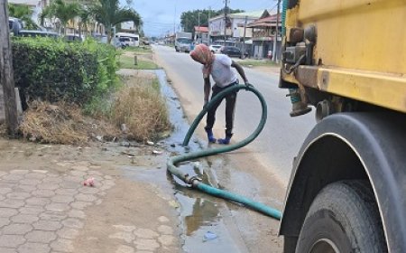 Riolering Paramaribo-Noord aangepakt om wateroverlast te beperken