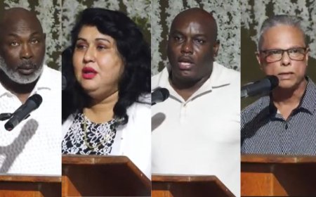 “Van onderwijs tot luchtvaart: nalatenschap Santokhi breed geprezen tijdens rouwdienst”