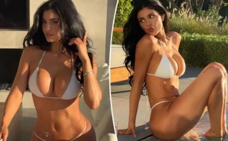 Kylie Jenner toont opvallende bikinilook
