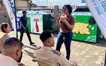 GHFS lanceert geïntegreerd afvalbeheersysteem voor markten in Paramaribo