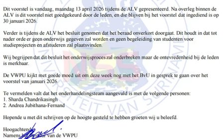 Wetenschappelijk personeel AdeKUS in actie ondanks eerder overleg met vicepresident