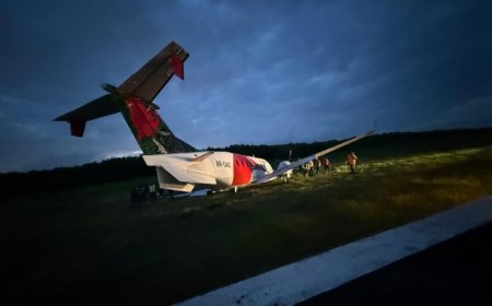 TGA-vliegtuig bij landing zwaar beschadigd na botsing met kapoea’s