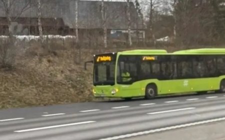 Opmerkelijk – Noorse 14-jarige jongen steelt stadsbus en rijdt ermee naar Zweden