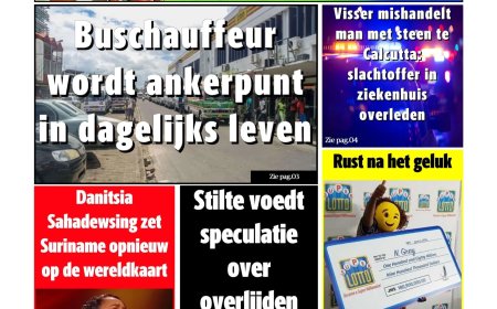 Dagblad Suriname, maandag 20 april 2026