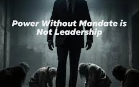 Macht zonder mandaat breekt zichzelf