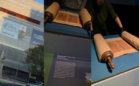 Surinaamse Thora nu te zien in Philadelphia na opening tentoonstelling The First Salute