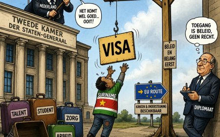 Visum als stille druk op Suriname