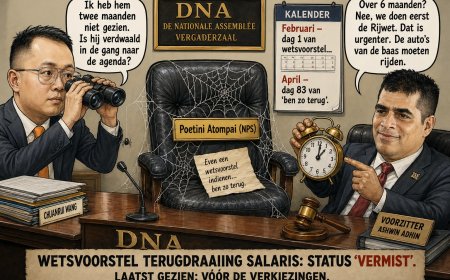 Wang wil salaris verlagen, maar collega’s ruiken hun 130.000 SRD 