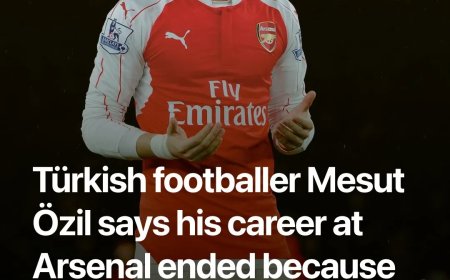 Özil: carrière bij Arsenal eindigde na kritiek op China