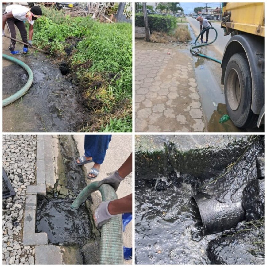 Riolering Paramaribo-Noord aangepakt; OWRO hoopt wateroverlast te beperken