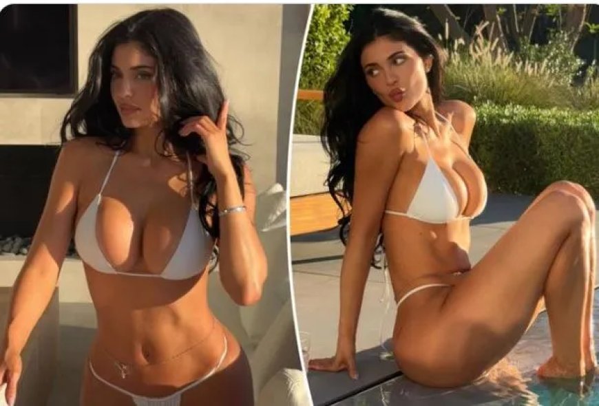 Kylie Jenner toont opvallende bikinilook