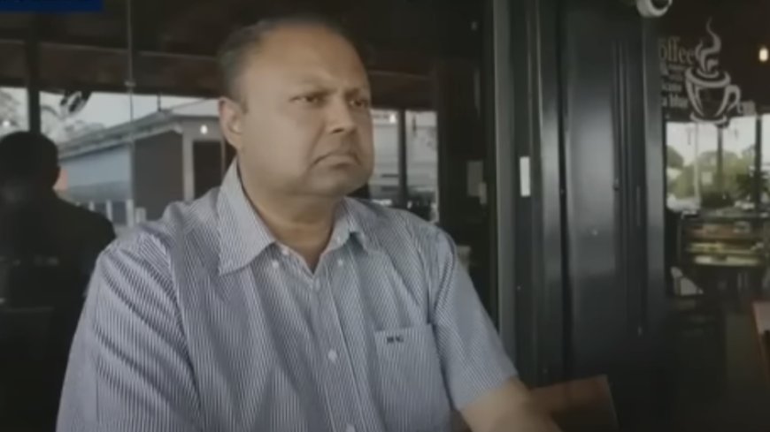 Vishnudatt: Santokhi nam te veel hooi op zijn vork