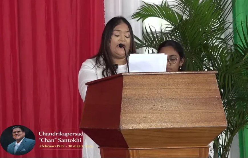 Dochter Santokhi: “Papa is vredig heengegaan”