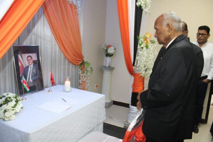 Ramdien Sardjoe: ‘Vaarwel, grote zoon van Suriname’