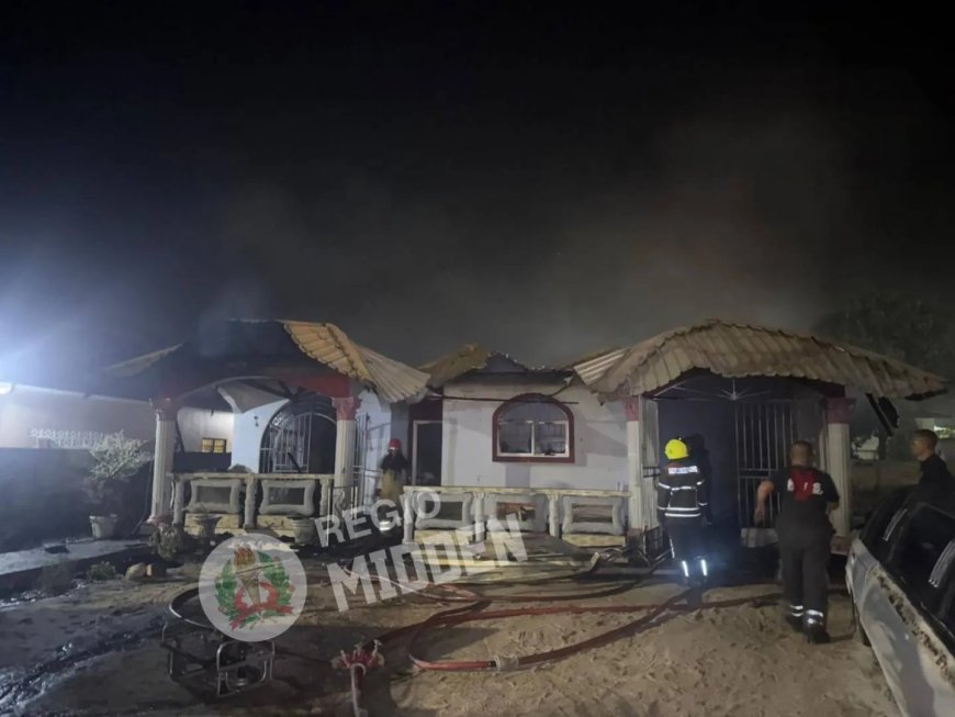 Inboedel woning te Houttuin volledig door brand verwoest